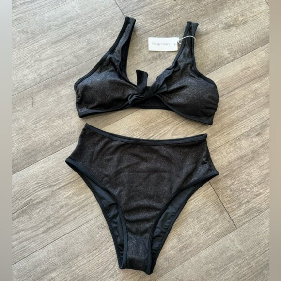 AMICABLING shimmery swimming set 🖤 - Picture 4 of 14